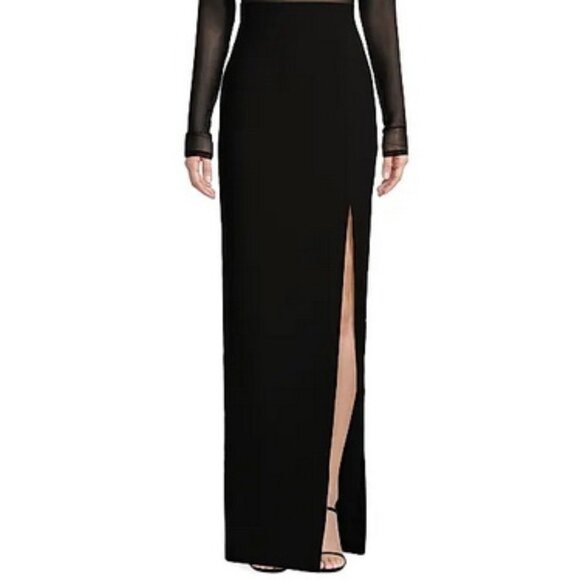 Likely Black Andie Semi-Sheer Turtleneck Gown - Picture 2 of 6